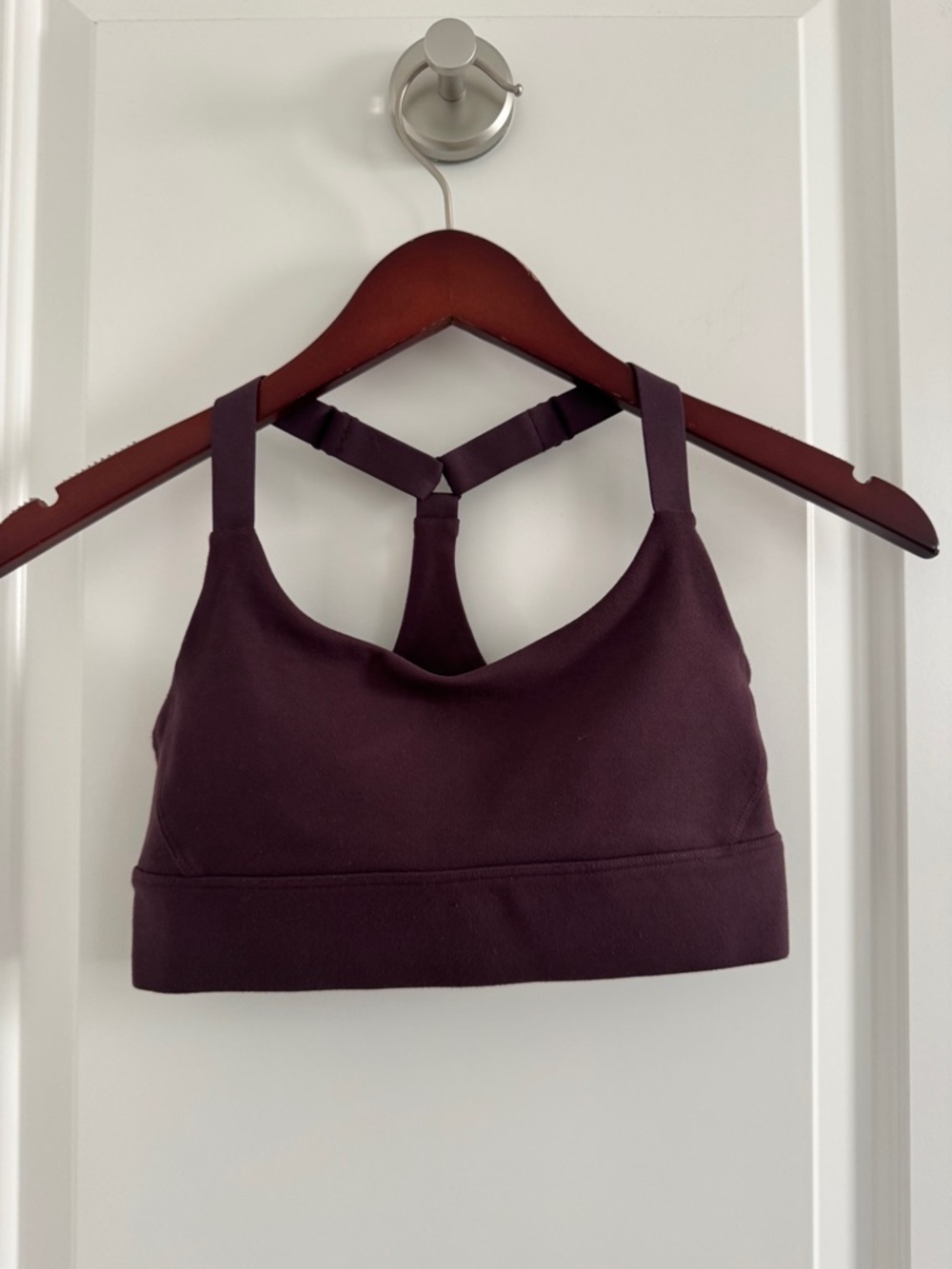 Beyond Yoga Women's Powerbeyond Strive Long Line Bra in Rich Plum size XS women - Picture 8 of 11